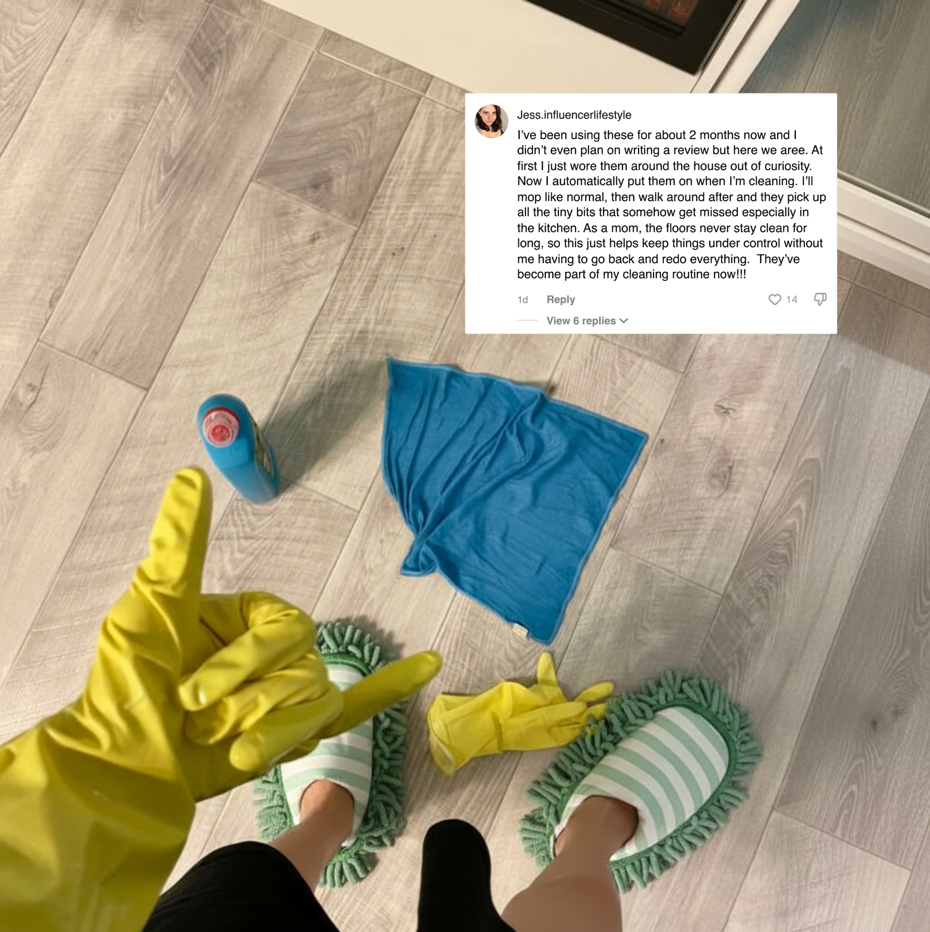 Microfiber Dust Slippers